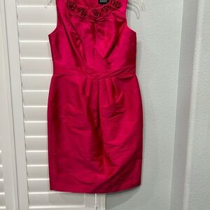 Adrianna Papell Fuchsia Sleeveless Dress